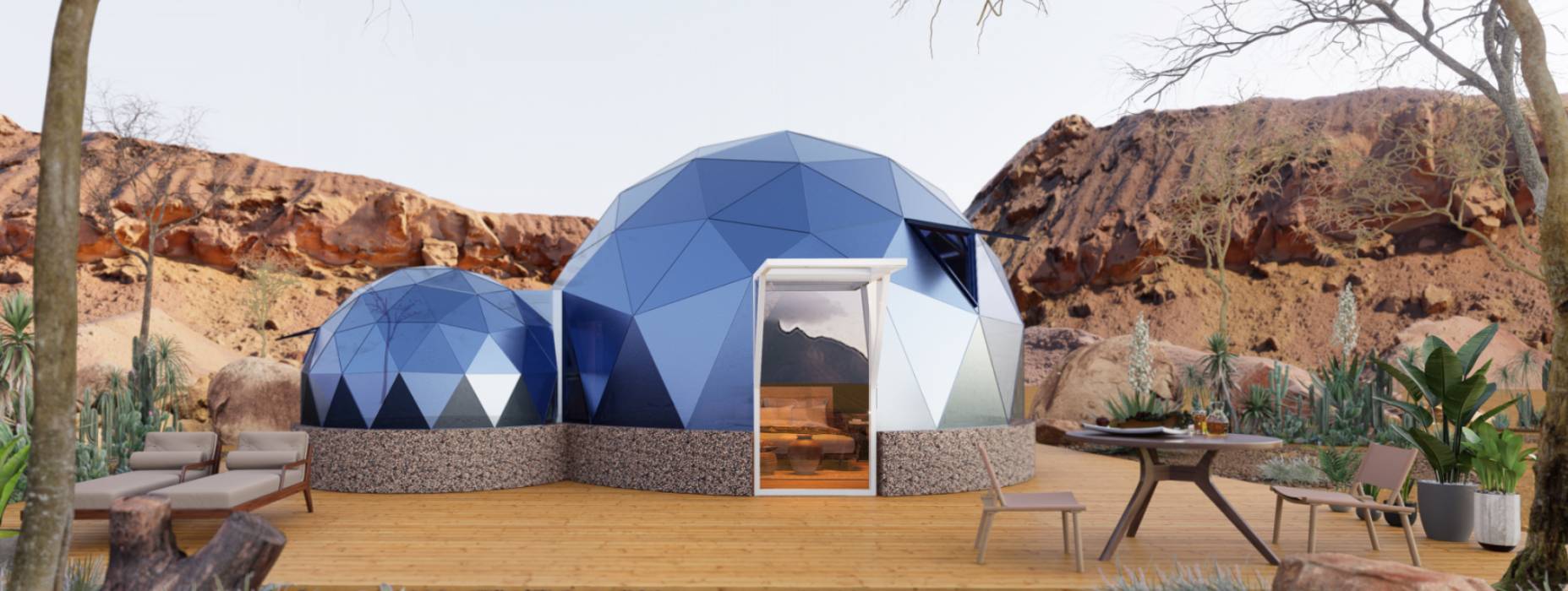 山丹县球形智能光伏玻璃星空房